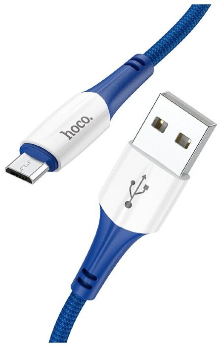 Кабель HOCO X70 Ferry charging data cable for Micro - Blue купить оптом купить оптом