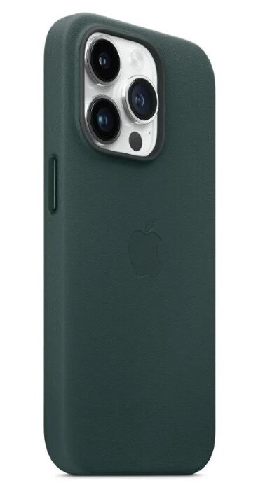 Чехол для leather case magsafe for iPhone 14 Pro (6.1) - Green купить оптом купить оптом