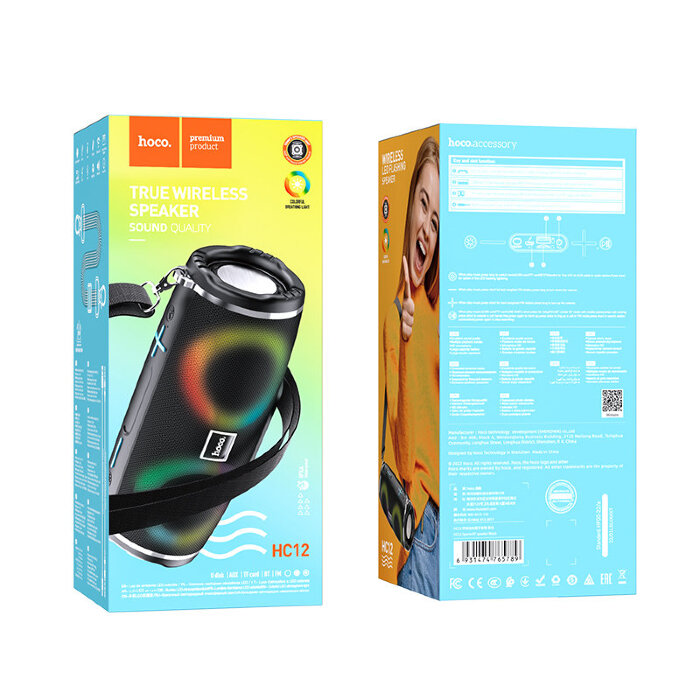 Колонка hoco HC12 Sports BT speaker - Black купить оптом купить оптом