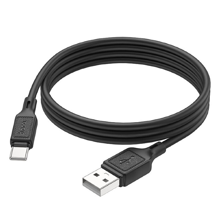 Кабель Hoco X90 Cool silicone charging data cable for Type-C - Black купить оптом купить оптом
