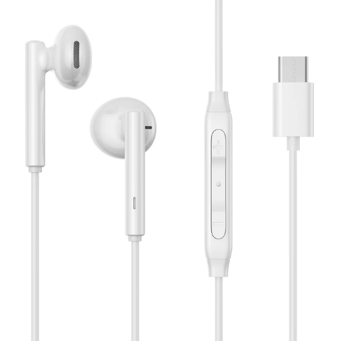 Проводные наушники JOYROOM JR-EC05 Type-c series half In-Ear Wired Earphones-White купить оптом купить оптом