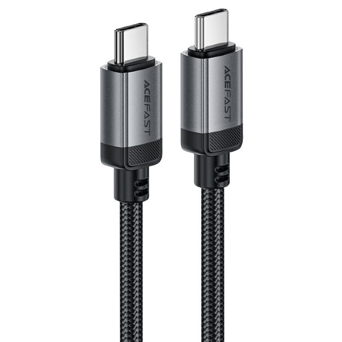 Кабель ACEFAST C20-03 USB-C to USB-C aluminum alloy charging data cable - Black купить оптом купить оптом