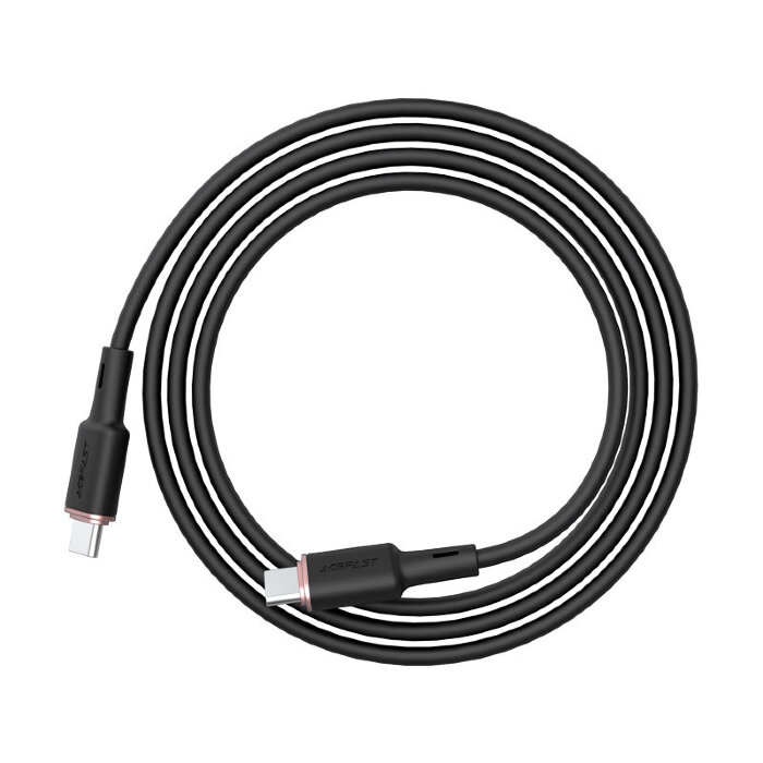 Кабель Acefast C2-03 Type-C to Type-C zinc alloy silicone charging data cable - Black купить оптом купить оптом