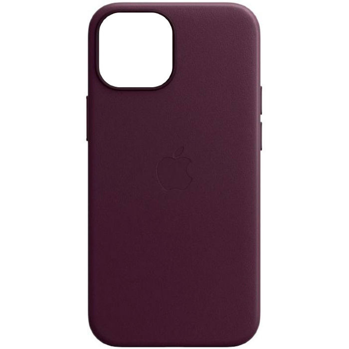 Чехол leather case magsafe for iPhone 13 Pro (6.1) - Dark Cherry купить оптом купить оптом