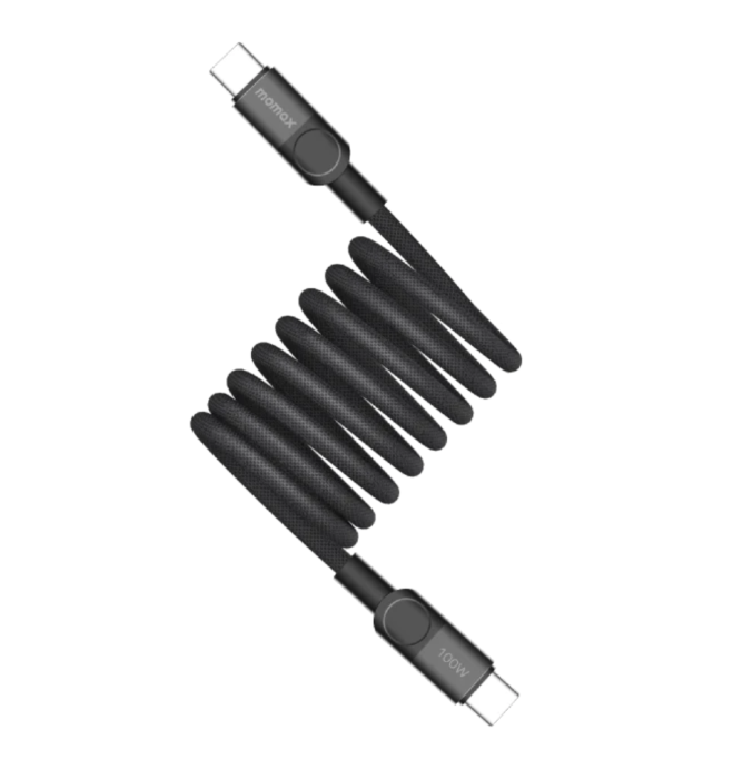 Кабель MOMAX DC62D (USB-C to USB-C USB2.0 100W/ 2M) Magnetic cable Black купить оптом купить оптом