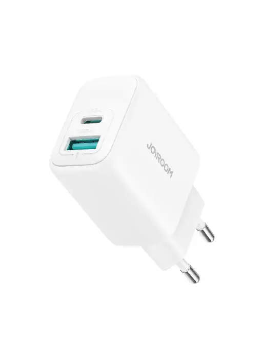 Сетевой адаптер JOYROOM JR-TCF21 20W Dual-Port (A+C) Charger - White (EU) купить оптом купить оптом