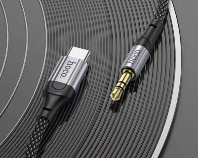 Аудиопереходник Hoco UPA26 fresh digital audio coversaion cable Type-c - Черный купить оптом купить оптом