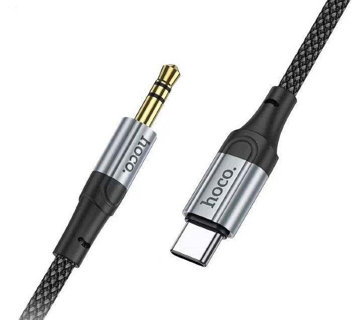 Аудиопереходник Hoco UPA26 fresh digital audio coversaion cable Type-c - Черный купить оптом купить оптом