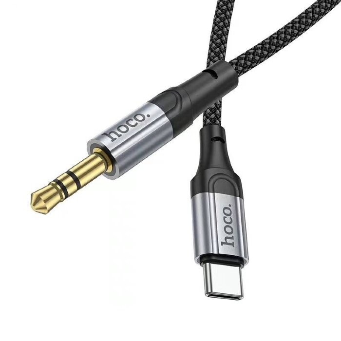 Аудиопереходник Hoco UPA26 fresh digital audio coversaion cable Type-c - Черный купить оптом купить оптом