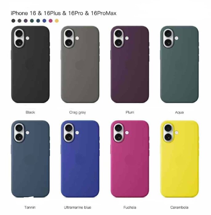 Чехол Silicone case Magsafe for IP 16 Pro Max (6.9) Denim купить оптом купить оптом