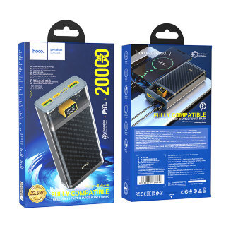 Power Bank Hoco J103A Discovery edition 22.5W fully compatible (20000mAh) - Gray купить оптом купить оптом