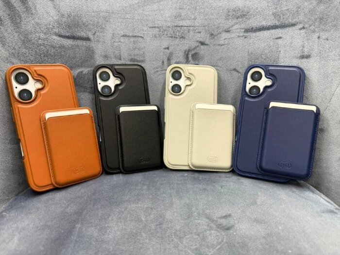 Чехол HDCI Magnetic Folding Bracket card Bag and wallet Bag Natural Titanium купить оптом купить оптом