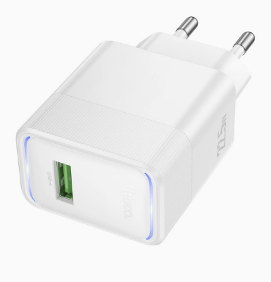 Сетевое зарядное устройство HOCO CS111A Lounge single-port 22.5W multi-protocol charger(EU) - White