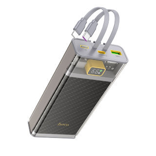 Power Bank Hoco J104A Discovery edition 22.5W fully compatible with cable (20000mAh) - Серый купить оптом купить оптом