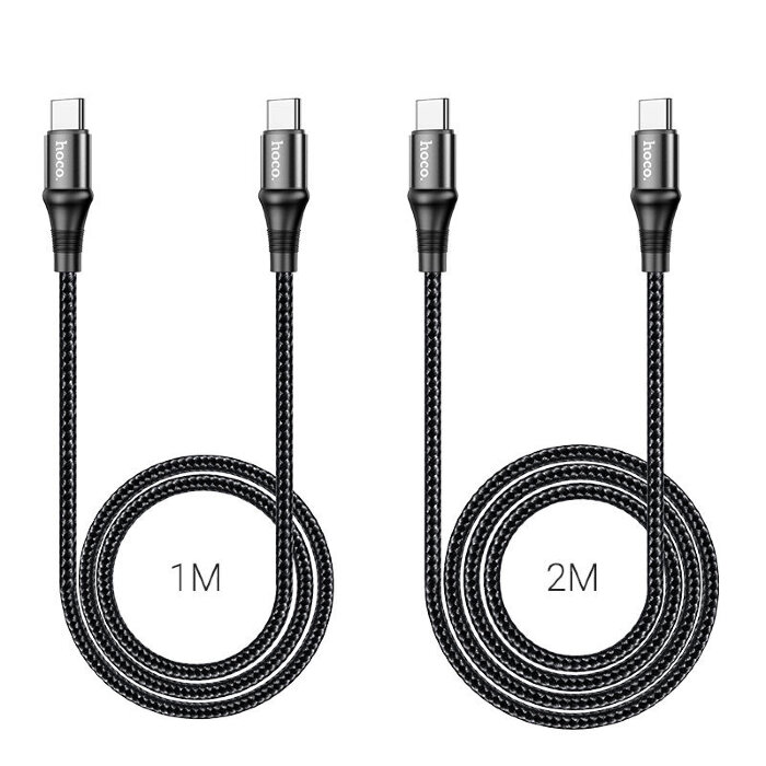 Кабель hoco Type-C на Type-C X50 Exquisito 100W - Black