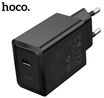 Зарядное устройство HOCO N70 Nuevo single port PD30W charger(EU) - White