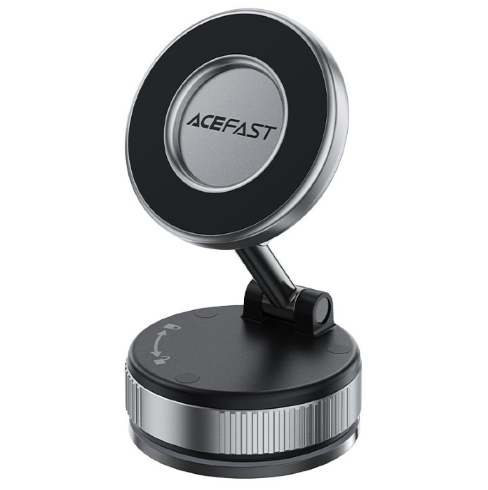 Автомобильный Держатель ACEFAST E28 manual suction cup magnetic Phone holder, Metal gray купить оптом купить оптом