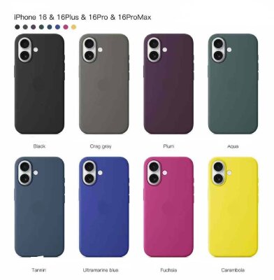 Чехол Silicone case Magsafe for IP 16 Pro Max (6.9) Plum