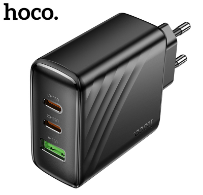 Сетевой Адаптер HOCO CS26A Article PD45W(2C1A)charger(EU) - Black