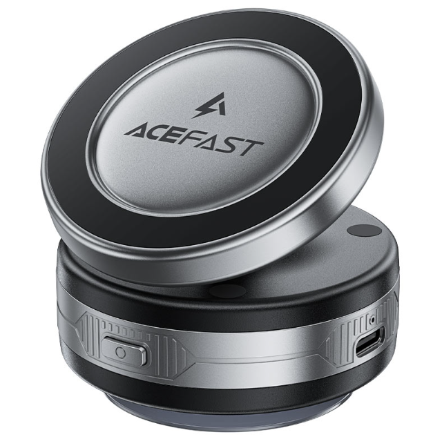 Автомобильный Держатель ACEFAST E29 electric Suction cup magnetic wireless charging holder, Metal gray купить оптом купить оптом