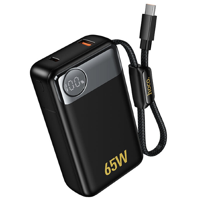 Внешний аккумулятор HOCO Q53 Skillful PD65W power bank(12000mAh) - Black купить оптом купить оптом