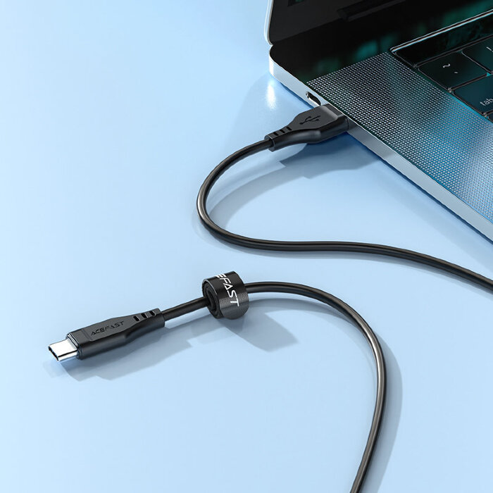 Кабель Acefast C3-04 Type-C TPE charging data cable - Black