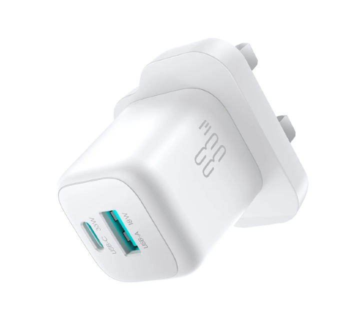 Сетевое зарядное устройство JoyRoom JR-TG7 33W Dual-Port Charger EU) White купить оптом купить оптом