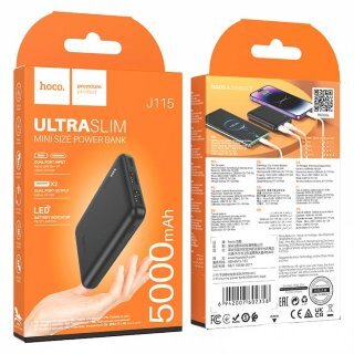 Power Bank HOCO J115 journey (5000mAh) - Черный купить оптом купить оптом