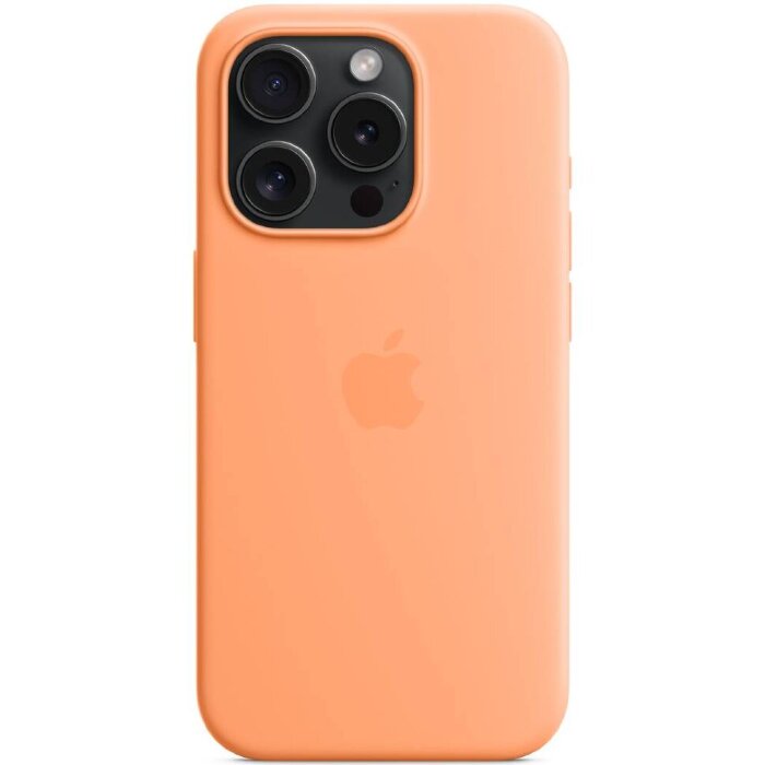 Чехол для Silicone case Magsafe for IP 15 (6.1) - Orange купить оптом купить оптом