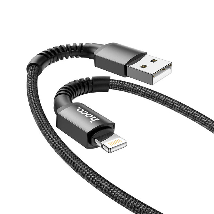 Кабель hoco X71 Especial charging data cable for Lightning - Черный купить оптом купить оптом
