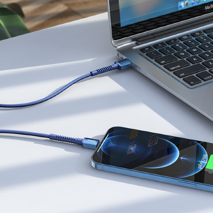 Кабель hoco X71 Especial charging data cable for Lightning - Черный купить оптом купить оптом