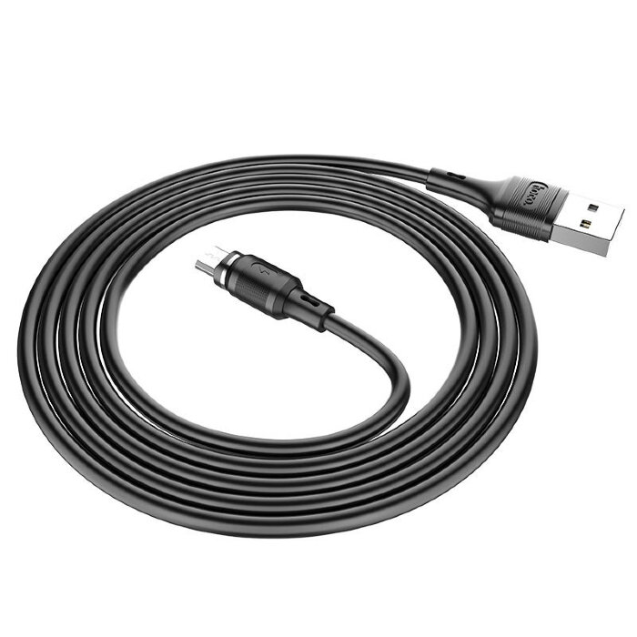 Кабель hoco Micro-USB X52 Sereno - Black купить оптом купить оптом