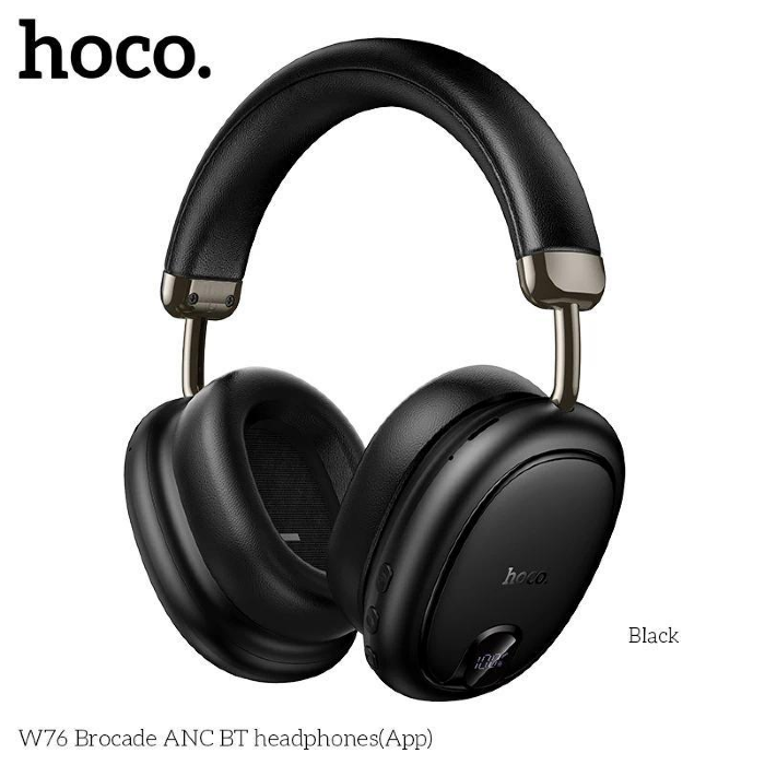 Беспроводные наушники HOCO W76 Brocade ANC BT headphones(App) - Black купить оптом купить оптом