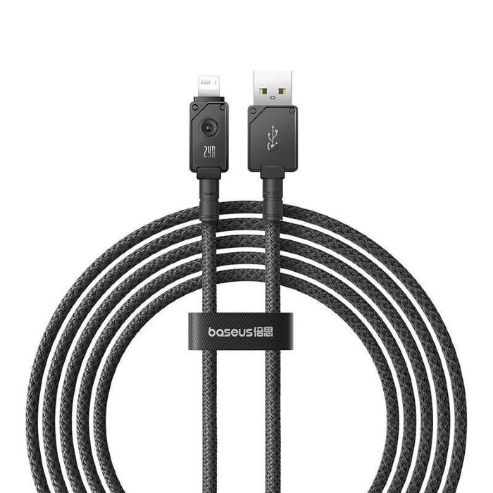 Кабель Baseus Unbreakable Series Fast Charging Data Cable USB to IP 2.4A 2m - Cluster Black (P10355802111-01) купить оптом купить оптом