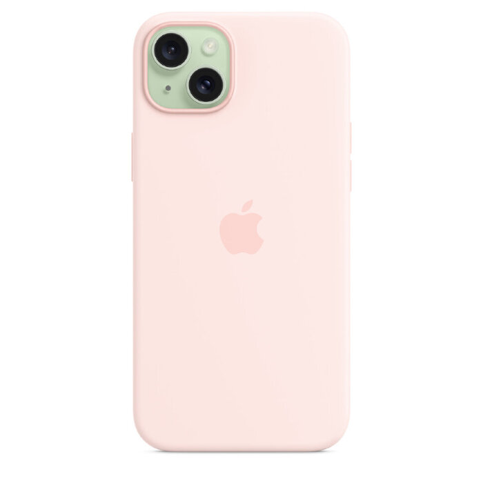 Чехол для Silicone case Magsafe for IP 15 (6.1) - Pink купить оптом купить оптом