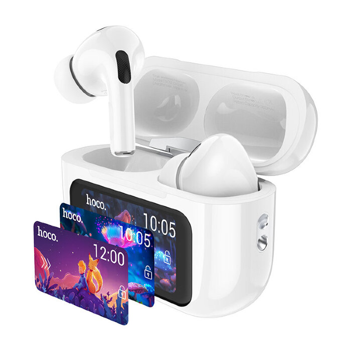 Наушники HOCO EW72 Soar true wireless ANC Noise Reduction touch screen BT headset - White купить оптом купить оптом