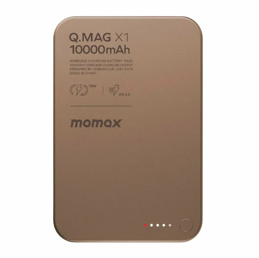 Внешний Аккумулятор MOMAX Q.Mag X1 (10000mAh) Magnetic Wireless Battery Pack (IP117AL2) Gold купить оптом купить оптом