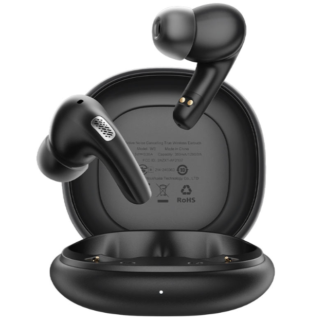 Наушники ACEFAST W3 active noise cancelling true wireless earbuds, Black купить оптом купить оптом