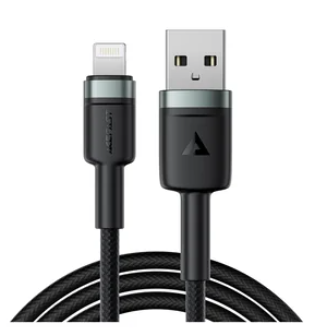 Кабель ACEFAST C30-02 USB-A to L charging data cable - Black купить оптом купить оптом