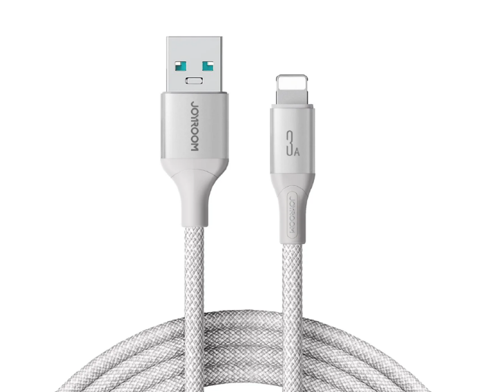 Кабель JoyRoom S-A28 Flash Series 3A Fast Charging Data Cable (USB-A to Lightning) 2m-White купить оптом купить оптом