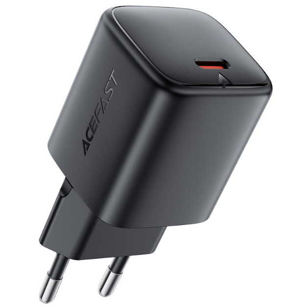Сетевой Адаптер  ACEFAST A119 PD45W mini GaN USB-C fast charger,(EU) Black купить оптом купить оптом