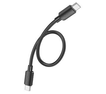 Кабель Hoco X96 Hyper 60W fast charging data cable Type-c to Type-c (L=0.25m) - Черный