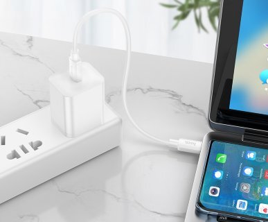 Кабель Hoco X96 Hyper 60W fast charging data cable Type-c to Type-c (L=0.25m) - Черный