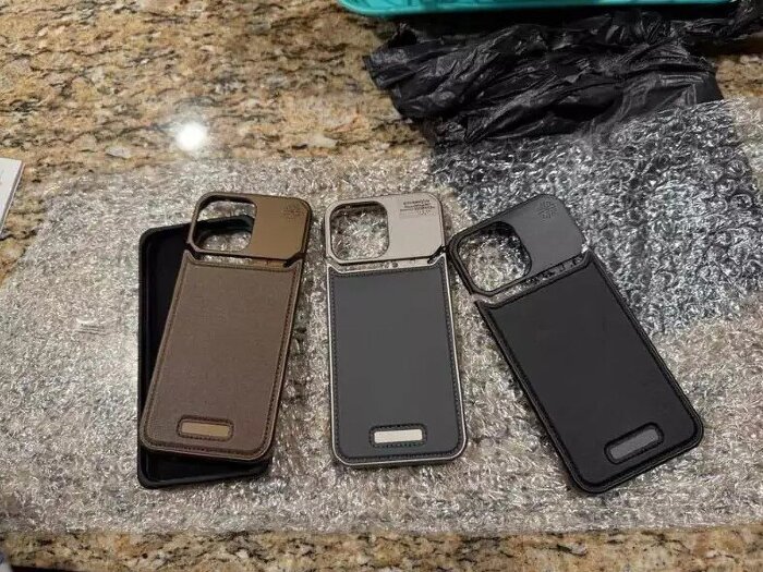 Чехол MOSBROS Leather phone case For IP 16 Pro Brown купить оптом купить оптом