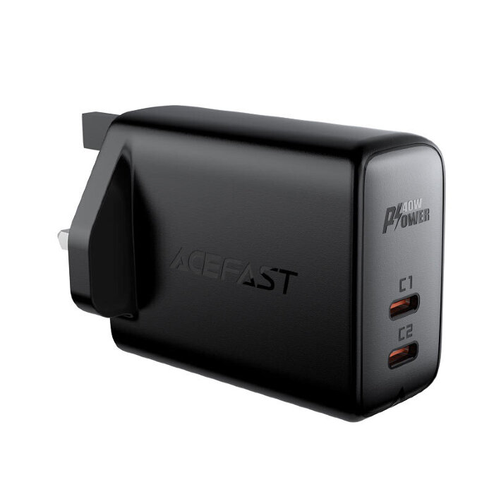 Сетевое зарядное устройство ACEFAST PD40W mini GaN USB-C fast charger Black купить оптом купить оптом