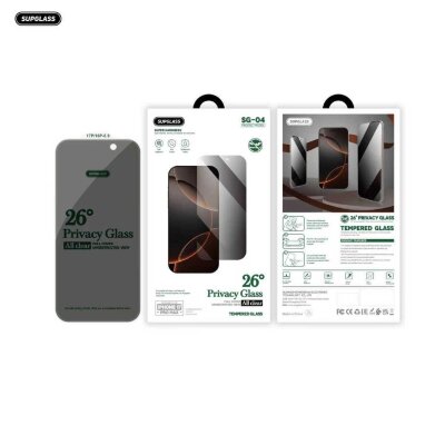 Защитное стекло SUPGLASS Privacy Glass SG-04 IPh 18 Pro (6.3)