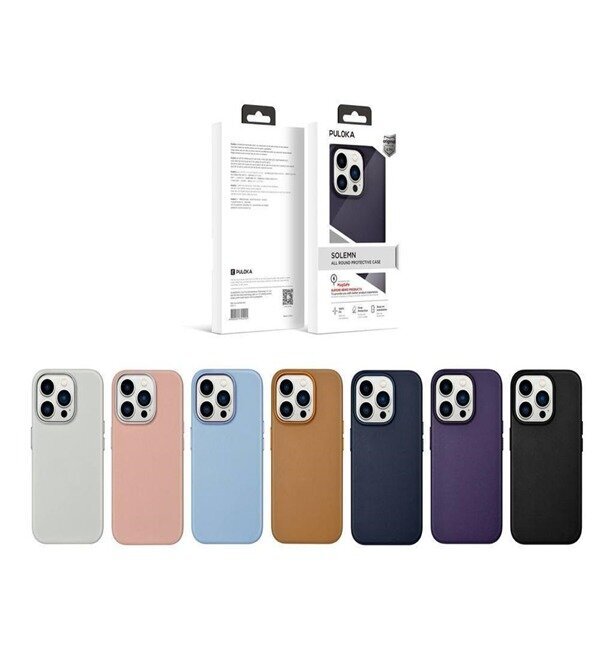 Чехол PULOKA Cover Classic 10 IPh 14 Pro Blue купить оптом купить оптом