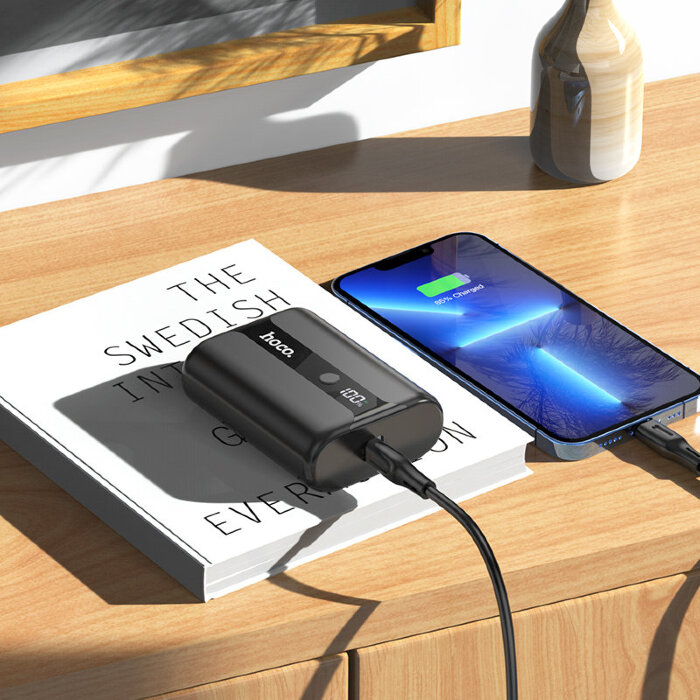 Power Bank hoco Q3 Pro 22.5W+PD20W fully compatible (10000mAh) - Black купить оптом купить оптом
