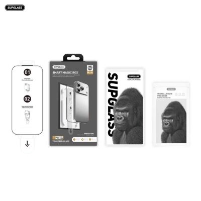 Защитное стекло SUPGLASS SG-05 Smart Magic Box Tempered Glass For IP 14 Pro/15/16(6.1)