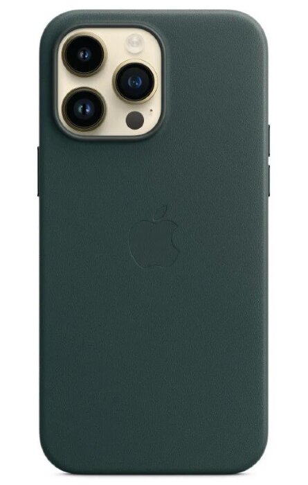 Чехол leather case magsafe for iPhone 14 Pro (6.1) - Green купить оптом купить оптом